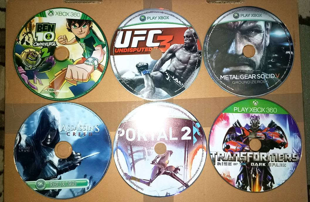 سلام عليكم 

50 لعبة Xbox 360
بيهن قسم سيديات إثنين بس الاكثر سيدي واحد. صار اسنين ما لاعب بيهن لأن استعمل Xbox one s. على ما اذكر كلهن شغالات بس اعتبر اكو 2-3 ما يشتغلن للاحتياط. ابيعهن كلهن ال 50 لعبة سوه اب 50 ألف. مكاني حي الحسين قرب مرقد كميل بن زياد.

‎للتواصل ماسنجر او واتس آب 
‎*********** واتس آب 
‎***********عادي (بدون واتس اب) النجف, العراق
