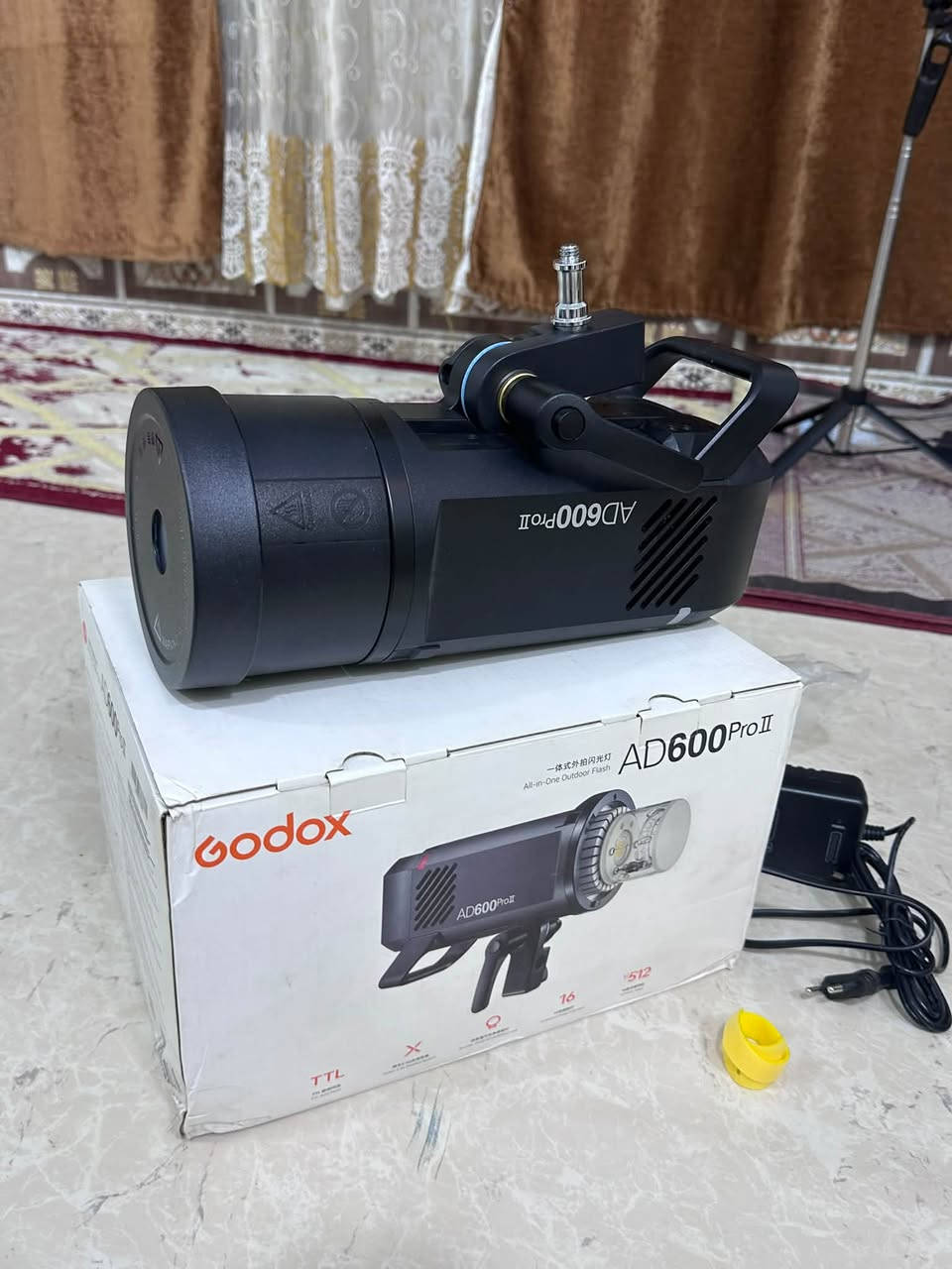 على وضع الشركة ما مشحونه ولا مره
اضاءة AD 600 pro ii الاصدار الثاني السعر قفل قفل قفل 700
