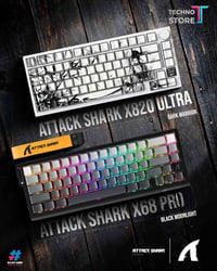 كيبوردات Attack Shark • استجابة عالية • توصيل بغداد