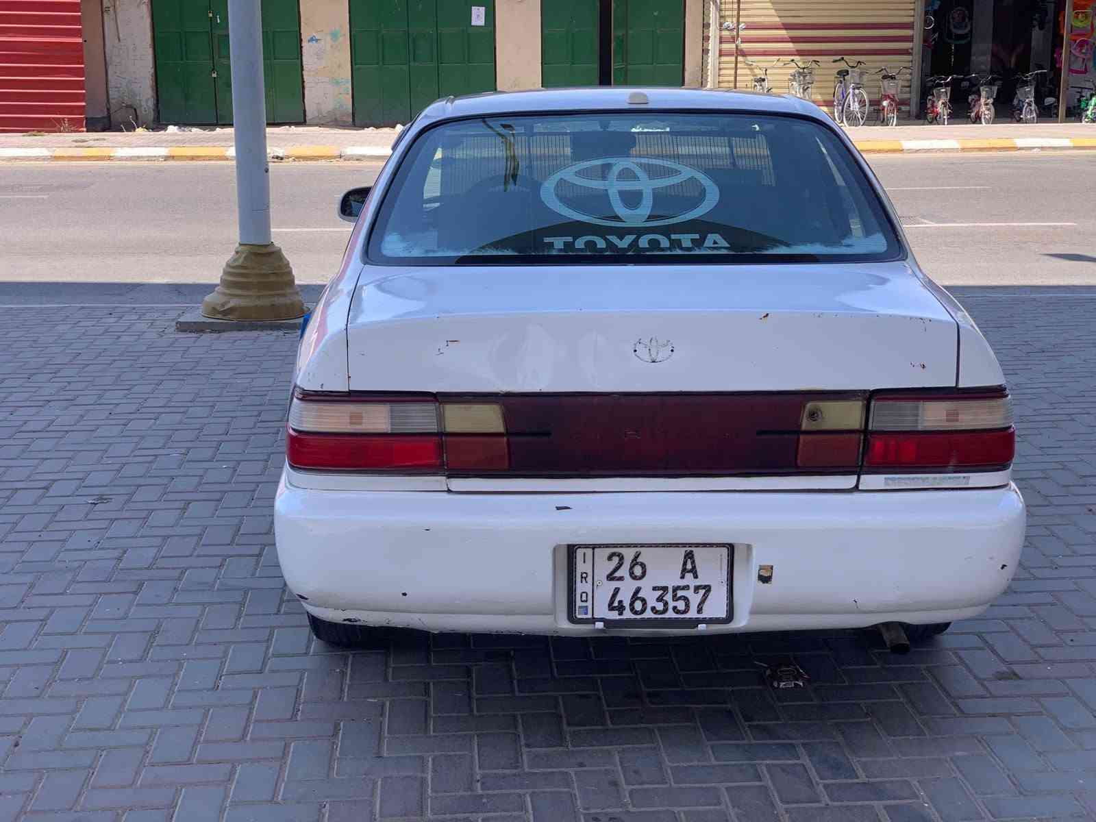 السلام عليكم للبيع كورلا موديل 1994رقم صلاح الدين دولي كير ومحرك شرط صدر جديد تايرات جدد  داخلها نضيف مكاني صلاح الدين السعر 44 الهاتف ‏‪***********‬‏
