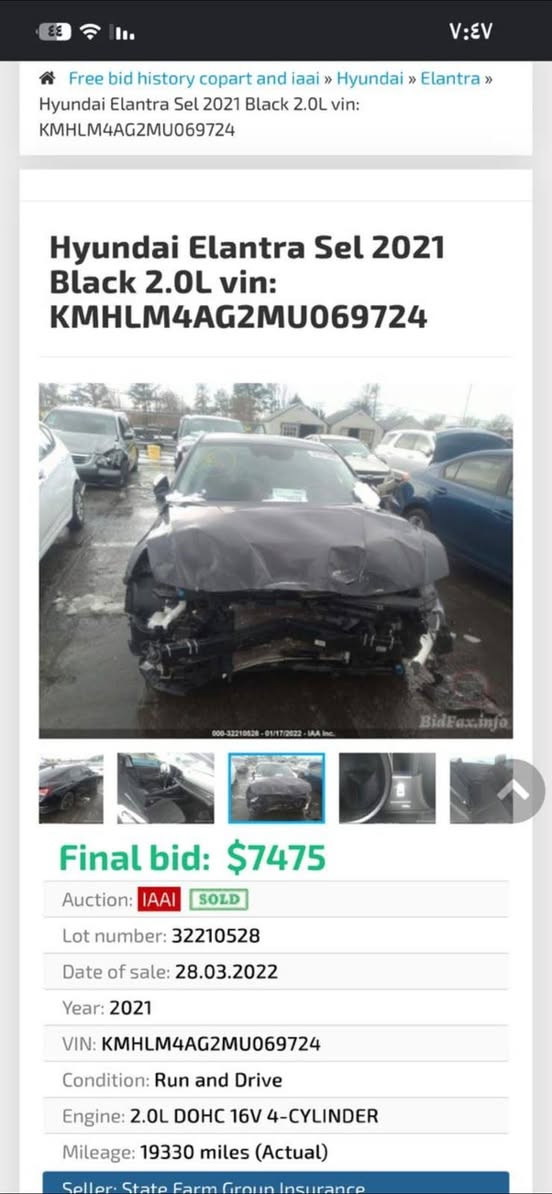🚘 للبيع هيونداي إلنترا 2021 – وارد أمريكي 🇺🇸

🔹 الموديل: 2021
🔹 الوارد: أمريكي
🔹 المحرك: 2000 بنزين
🔹 الرقم: أربيل جديد
🔹 السنوية: غير منتهية
💰 السعر: ١١٢ورقة

⭐ المواصفات:
✅ بصمة وتشغيل زر
✅ تشغيل عن بُعد
✅ رادار
✅ مثبت سرعة
✅ تحكم ستيرن
✅ كاميرا خلفية بلادي
✅ شاشة لمس
✅ ومواصفات أخرى

🔧 الأضرار بكل وضوح:
🔸 البنيد مبدل
🔸 جاملغ جهة السائق بارد قليل بدون صبغ
🔸 باب السائق بارد قليل بدون صبغ
🔸 السيارة نظيفة

📍 الموقع:  الدورة  

📞 للاستفسار: ***********
📱 متوفر واتساب
