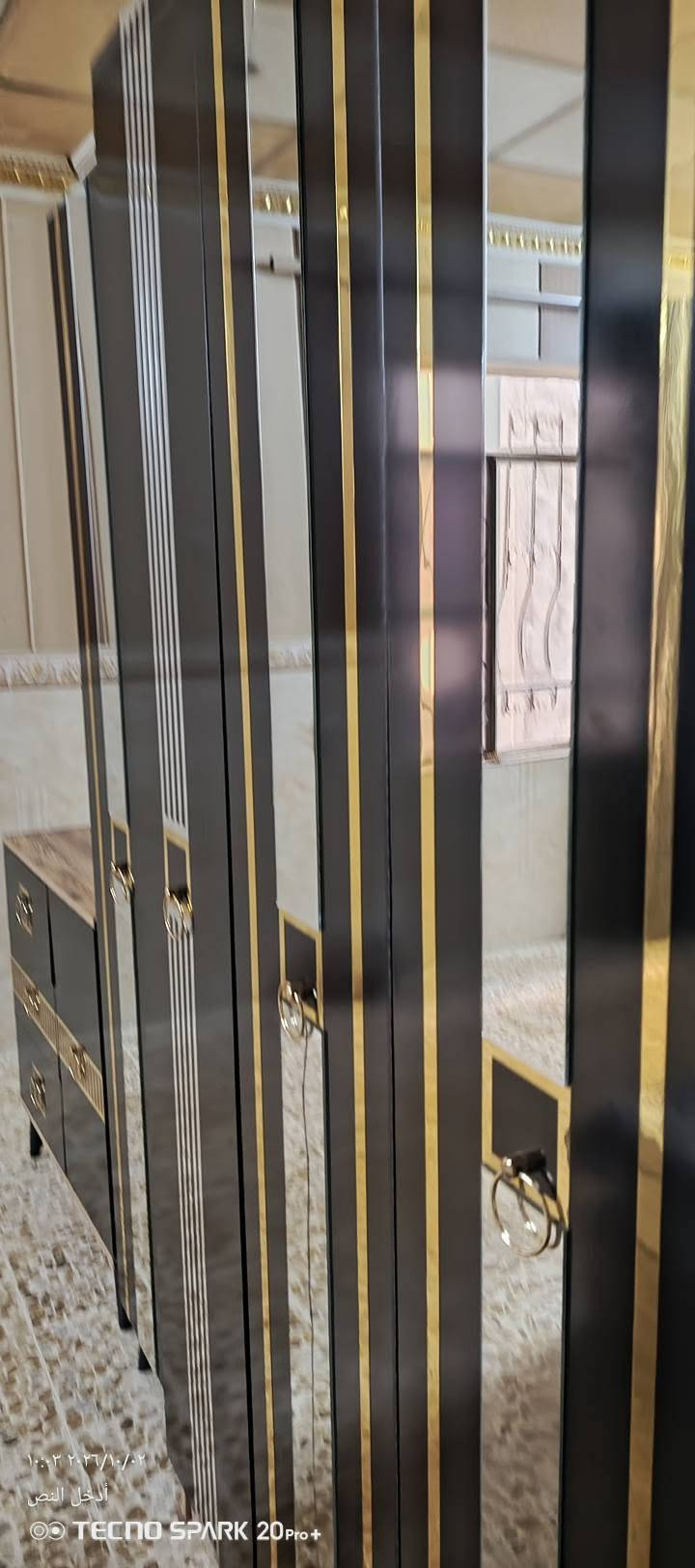 غرفه نوم تركي مستعمل مدة قليله بيع مستعجل السعر 600الف وبي مجال اتصال على الرقم ***********.
العنوان موصل بعويزه

نص مكتوب في الصور:
- ١٠:٠٣ ٢٠٢٦/١٠/٠٢
- أدخل النص
- TECNO SPARK 20 Pro+
- ١٠:٠٢ ٢٠٢٦/١٠/٠٢
- ١٠:٠٦ ٢٠٢٦/١٠/٠٢
- ١٠:٠٦ ٢٠٢٦/٠١/٠٢
- ادخل النص
- اضافة ادخل النص
- 10:33 2026/10/02 أَدْخِلِ النَّصَّ O TECNO SPARK 20 Pro+