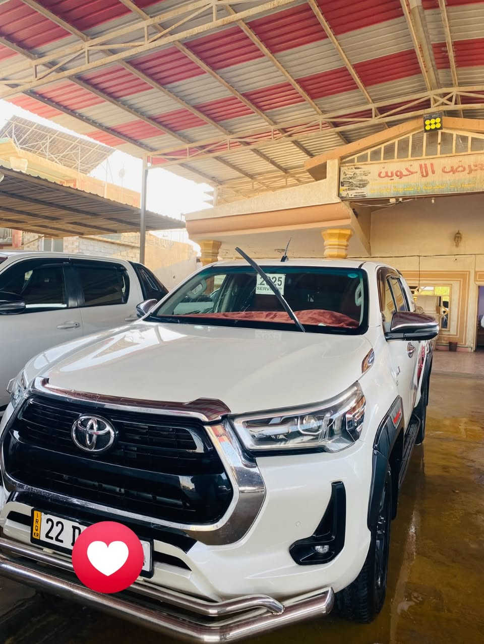 السلام عليكم 🫡 للبيع
تيوتا هايلوكس v6سلندر
موديل2022
سازز 😮‍💨
تبريد كشن 
شحن لاسلكي
وباقي المواصفات معروفه 
السياره جاهزة من كلشي 
التواصل ***********
المكان بابل 📍
