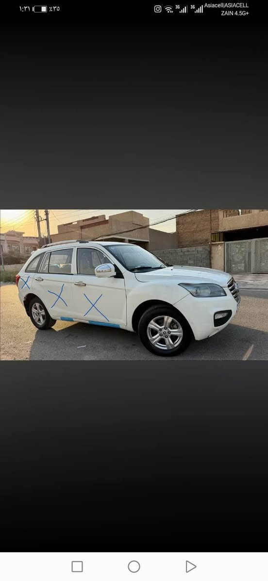 السلام عليكم للبيع فقط بدون مراوس 
ليفان X60 موديل 2016
رقم بغداد باسمي تحويل مباشر 
مكينه 1800كير اوتماتيك 
بيها صبغ بابتين فقط بدون دواخل وشرط الفحص 
جاهزه من كلشي تبريد وكهربائيات
وصدر امامي وخلفي مناقصها شي 
ترايك وين ميعجبك 
سعرها 63 وبيها مجال 
مكاني بغداد حي الجهاد 
*********** بغداد, العراق

نص مكتوب في الصور:
- ١:٣١ | ٪٣٥ Asiacell|ASIACELL ZAIN 4.5G+
- ١:٣٢ | ٣٥% Asiacell|ASIACELL ZAIN 4.5G+