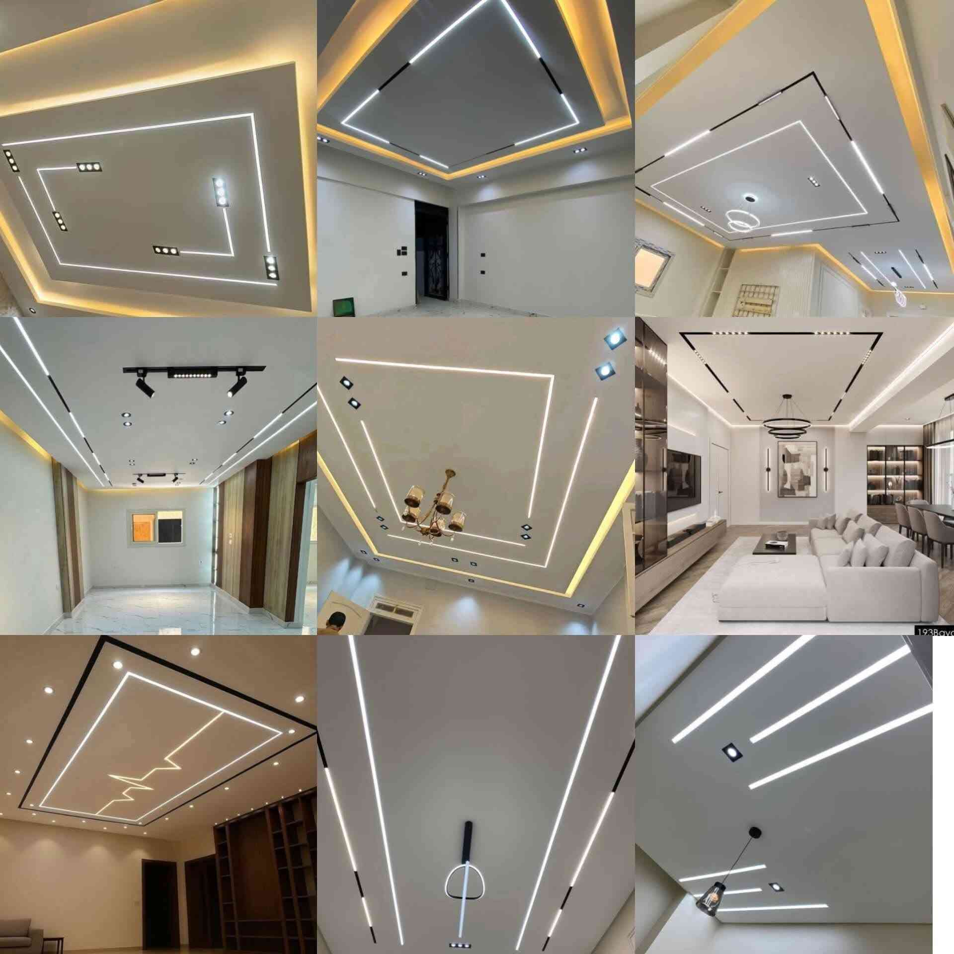 المودرن؟ ✨📐الآن، أحدث ديكورات الجبس بورد وتريشات البروفايل لايت (Profile Light) ننفذها لك بأعلى جودة وأدق تفاصيل! الخطوط المستقيمة والإضاءة المخفية هي سر جمال البيوت الحديثة، لأنها تعطي اتساعاً للممرات والصالات ومظهراً فخماً ومريحاً للعين الحجز ولستفسار تواصل على ارقم ***********

نص مكتوب في الصور:
- @hassanelshafei.official