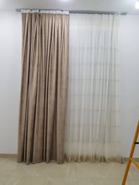 ستائر • خامة درجة أولى • ارتفاع ٣م٢٥سم