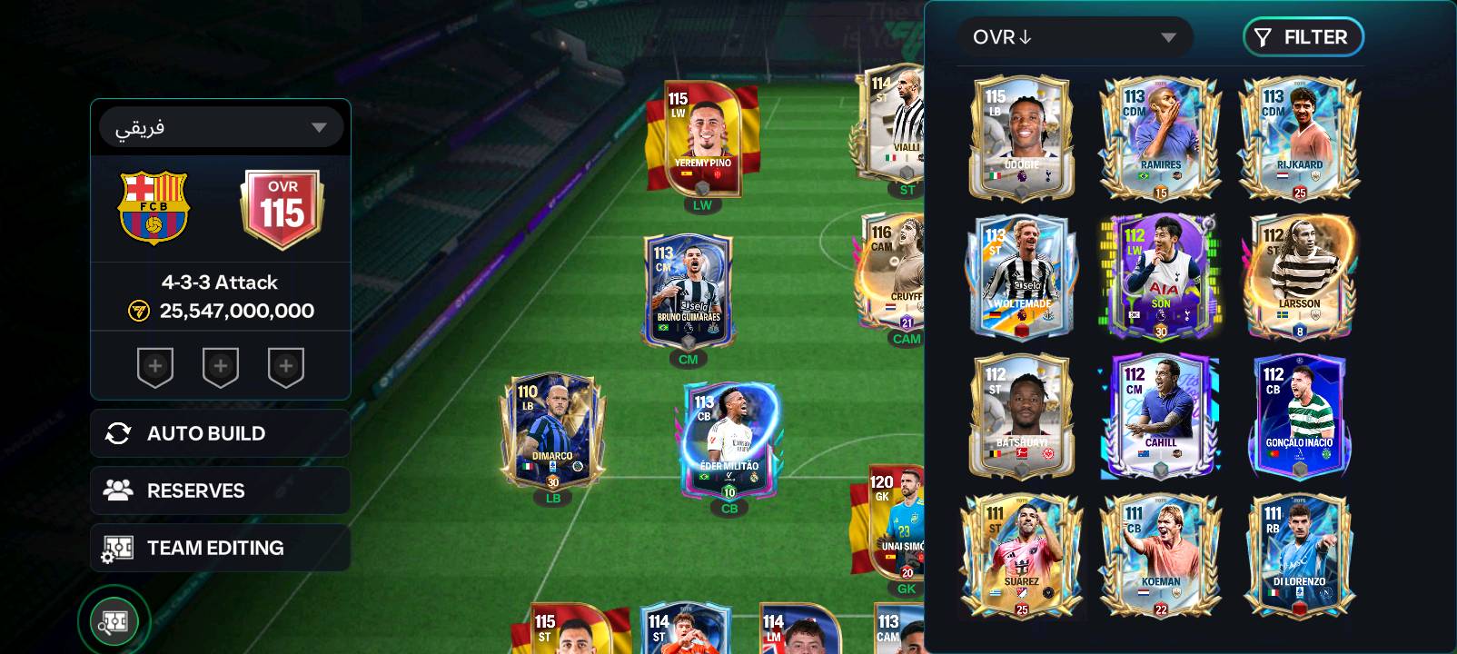 حساب فيفا مبايل قديم من2018ربطه EA نضامي
شكد السعر النهائي لحساب فيفا بالضبط؟ وإذا قابل للتفاوض لو لا؟: 
ب20اسيا ملاحضه سلم تستلم سريع سريع 
