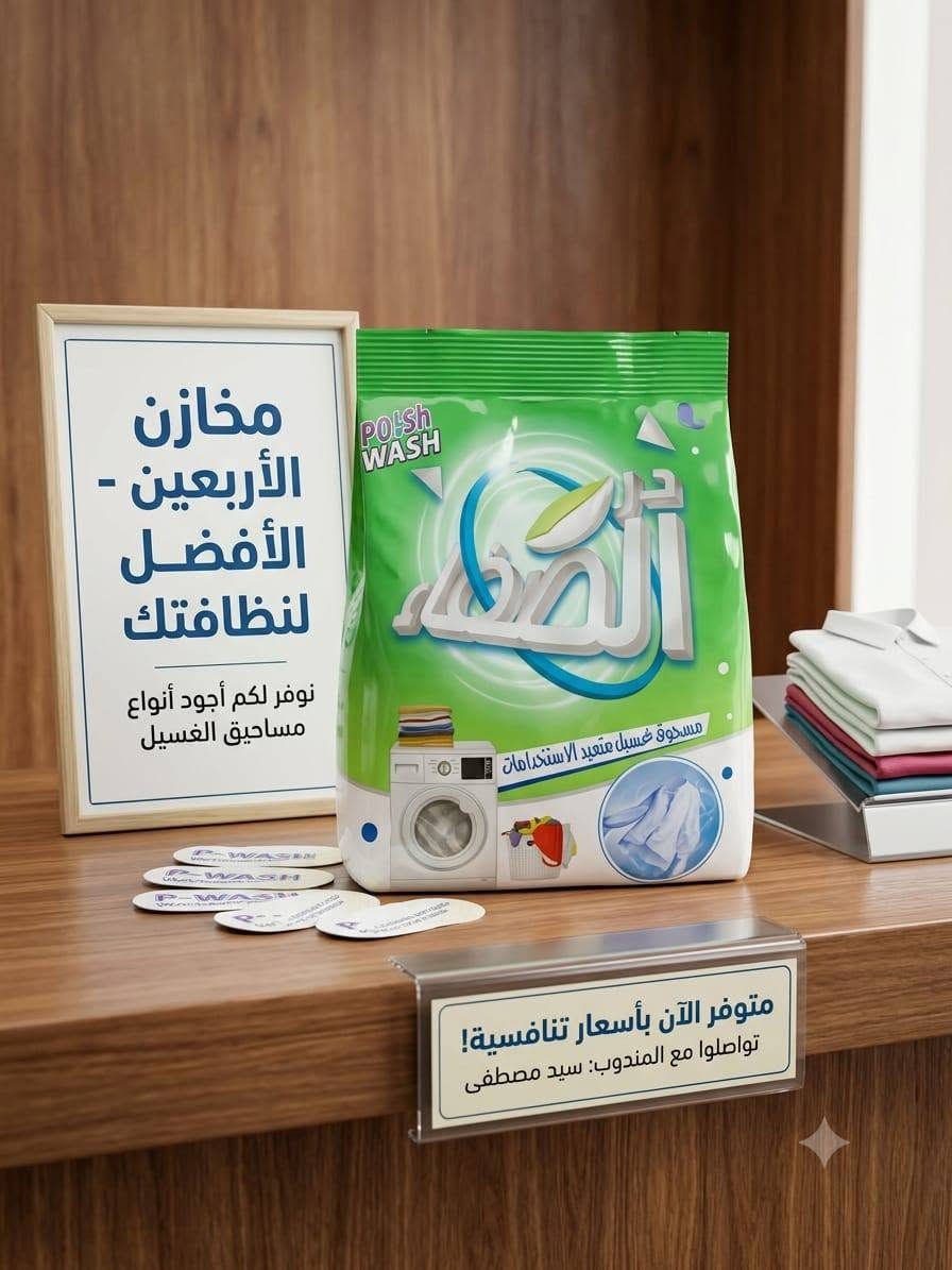 سلام عليكم 
تفريغ تريلات اليوم 
مخازن الاربعين للسفريات والورقيات والمنظفات الكائنه ب البصره 
للاستفسار الاتصال او مراسله الاداره وات ساب ***********

نص مكتوب في الصور:
- ***********
- النوادي ... نعومة فائقة لكل لحظة جودة ممتازة مضمونة PREMIUM QUALITY متوفر الآن بعبوات توفيرية
- مخازن الأربعين - الجودة في كل كيس Makhazin Al Arba'in - Bulk Solutions جودة ممتازة Premium Quality متانة مضمونة Durability Guaranteed عروض خاصة للجملة Special Bulk Offers توفر التوصيل Delivery Available للتواصل والطلب +966 XXX XXXX www.al-arbain.com @AlArbainWarehouses
- مخازن الأربعين: جودة "جاهان" تلمع على مائدتكم! قوة، أناقة، وسهولة في الاستخدام مصنوعة من مواد صديقة للبيئة خيارات متنوعة تناسب كل مناسبة مخازن الأربعين Stores of Arbaeen Storesofarbaeen.com +022 586 7770