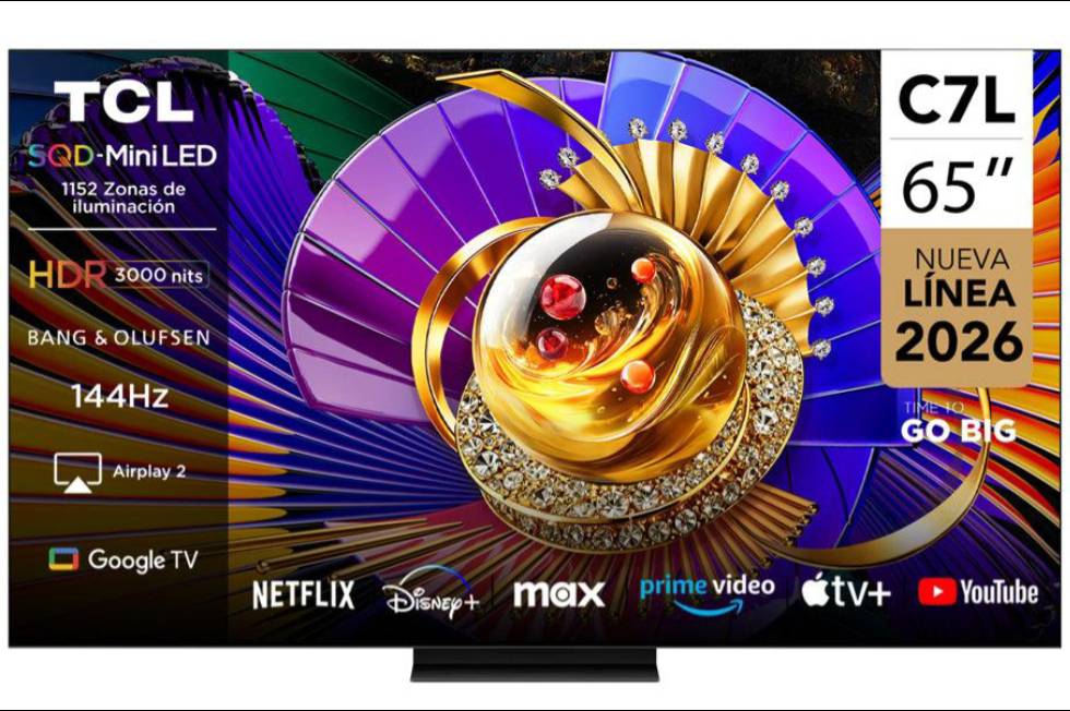 TCL C7L • ٦٥ بوصة • جديدة بالكرتون