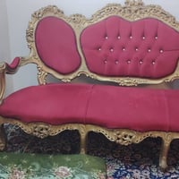 طقم ملكي ذهبي • ٤ كراسي طعام بورمي • المنصور