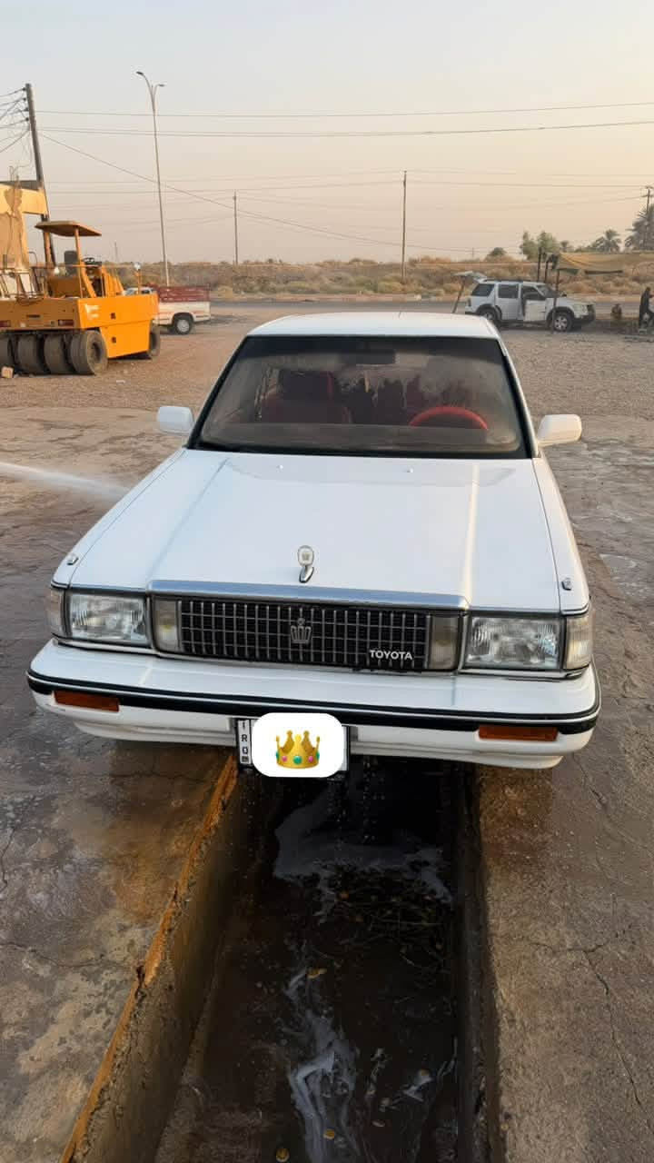 🚘 للبيع تويوتا كراون أم التاج – موديل 1988 🚘
🔹 اللون: أبيض
🔹 صبغ: صبغ عام جمالية
🔹 التبريد: موجود
🔹 المحرك: بطة
🔹 الگير: بطة
🔹 الداخلية: أحمر قماش ❤️
🔹 التايرات: جديدة 🛞
🔹 الممشى: 180 ألف كم
🔹 يسره بلاد
🔺شاشة 🖥️
1️⃣ الرقم الجديد (ديالى)
✨ السيارة نظيفة دواخلها نظيفه وحلوه وكاملة وعلى آخر حباية، وتستاهل المعاينة.

💰 السعر: 55 ورقة
🤝 للجاد والشراي يتدلل

📞 للتواصل: ***********
محمدعامر الاحبابي
