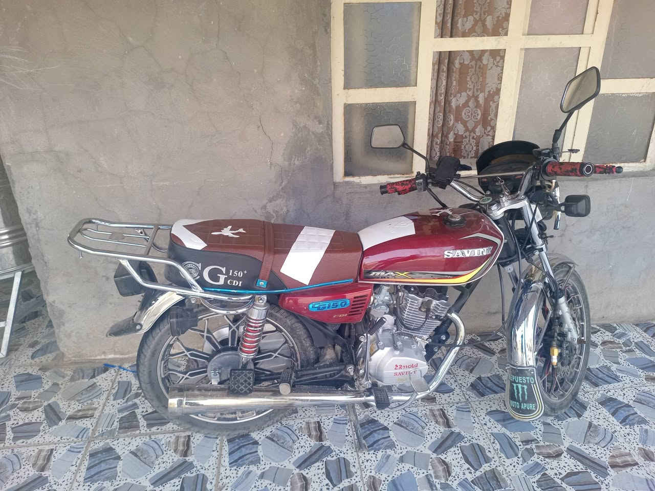 السلام عليكم ماطور للبيع موديل 25 رمادي شارع 20 سعر 850  ***********
