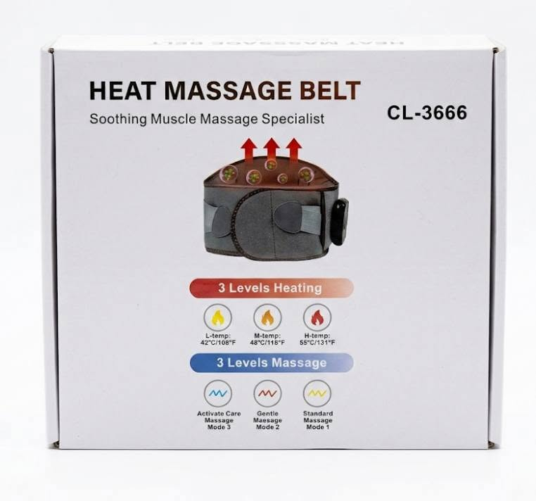 [للبيع] حزام المساج والتسخين الحراري الحراري (Heat Massage Belt – موديل CL-3666)
​حزام طبي وعلاجي متطور مصمم لتهدئة آلام العضلات والمفاصل وتخفيف آلام الظهر والبطن، يجمع بين المزايا الحرارية والتدليك والاهتزاز لتوفير أقصى درجات الراحة.
​أهم الميزات والمواصفات:
✅ الموديل: Heat Massage Belt (CL-3666).
✅ مستويات التسخين (3 Levels Heating):
​مستوى منخفض (42°C / 108°F)
​مستوى متوسط (48°C / 118°F)
​مستوى مرتفع (55°C / 131°F)
✅ مستويات التدليك (3 Levels Massage): 3 أنماط اهتزاز وتدليك مختلفة لتخفيف الشد العضلي وتحسين الدورة الدموية.
✅ الاستخدام: مثالي لآلام أسفل الظهر، الشد العضلي، وتخفيف أوجاع تقلصات البطن.
✅ الحالة: جديد تماماً داخل الكارتون.
​📍 الموقع: بغداد.
​💰 السعر: 25,000 دينار عراقي
​📲 للتواصل عبر الواتساب: ***********
