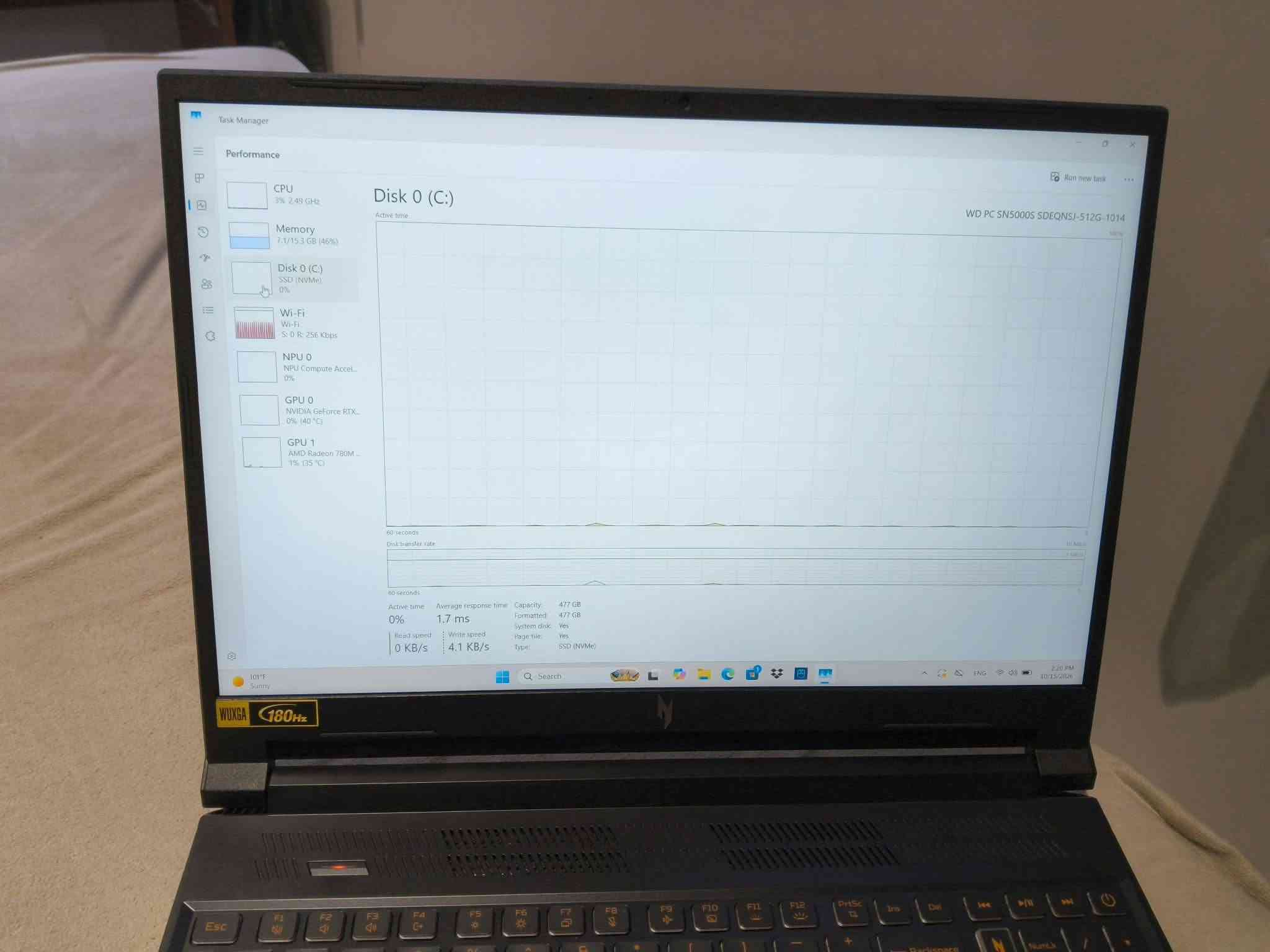 ايسر نيترو V16 • رايزن ٧ • شاشة ١٨٠Hz
