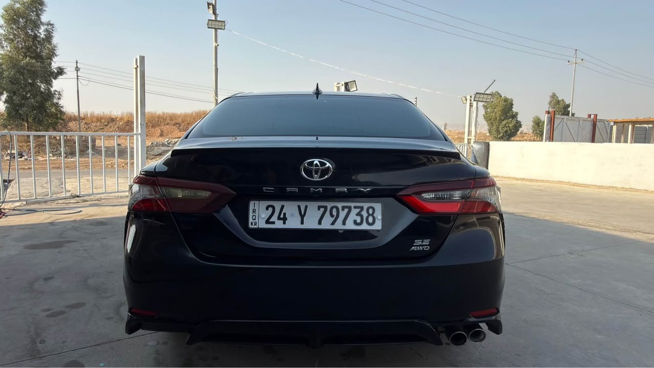 تۆیۆتا کامری مۆدیل ٢٠٢٣
مواسەفات se سلایت و بەسمە نییە شاشە گەورە برێک بەسمە گێر تۆماتیک و عادی 
سەیارەکە هەموو جیانی بە شەرت گێر مەکینە تەقە و ڕەقە دەعامی لۆ دەعامی بە شەرت بستەک سبوخی سندوقی هەیە
بێ ژۆرێ بێ ئیرباگ رەسمی دەعمم داناوە بێ داخیلی بێ پەڕەشووت سەنەوی و ڕەقەم و هەموو شتی نوێیە هەتا ٢٠٣١ سەیارەکە خاوینە و بێ قەپ و شوخت و شتە 
سەعری ١٩٠ و کەمەکیش مەجالی تێدایە ژمارەی موبایل *********** أربيل, العراق
