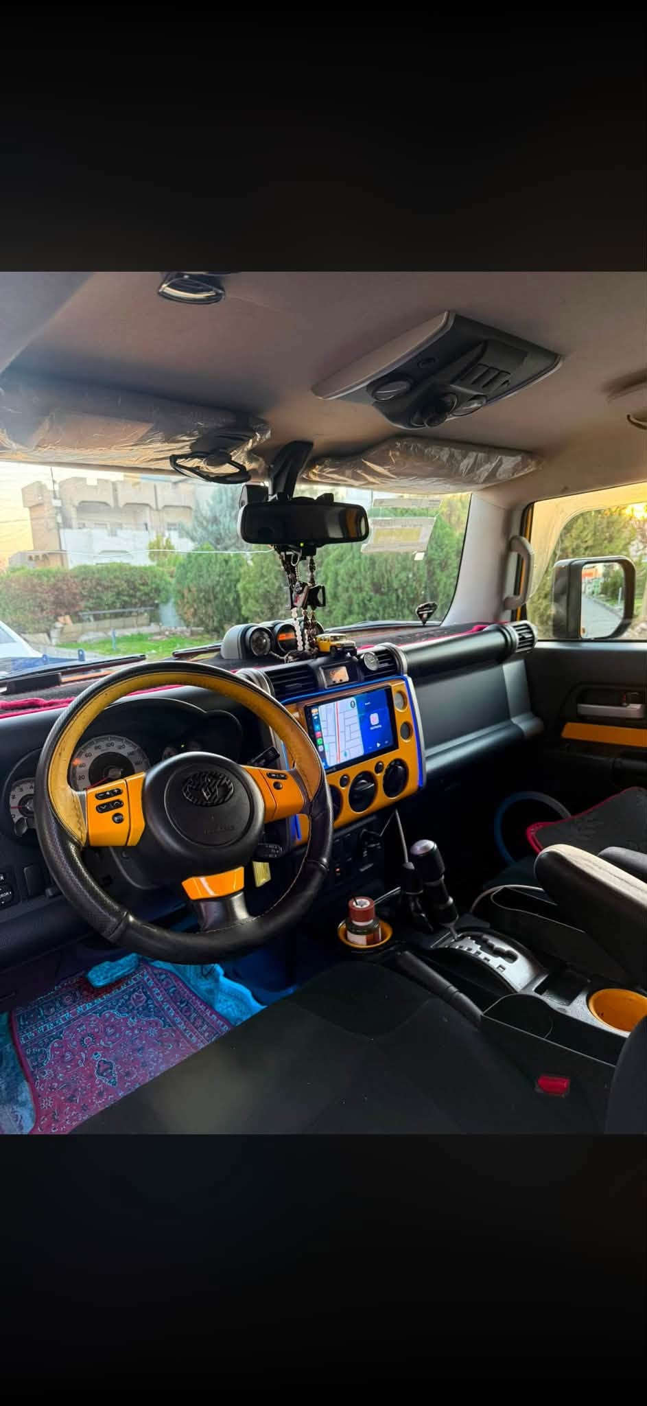 FJ 2015 VX.R
خليجي كفاله  بدون صبغ بدون بارد بدون صبغ.          
دبل  تانكي160L 
‎دمام JBL
‎كمبريسر  
‎دفلوك +زحف
‎شاشه 
حساس خلفي  *********** اربيل
