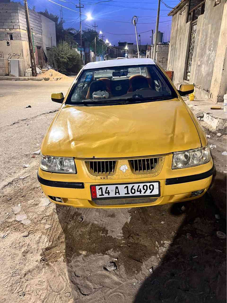سيارة سمند موديل 2011
تخم تاير حدادية جديدة 
رقم انكليزي بسمي السنوية ينتهي 2030 
صفر غرامات صفر هيئة ممطلوبة الاحد 
الكير والمحرك نظيفات   تبريد شغال
السيارة تجي شوفها شوف العين ابيعلك 
هالموجود سعرها 35 بيع مستعجل 
مكانها البصرة حي الاصدقاء الرابعة 
***********
واتساب اتصال البصرة, العراق
