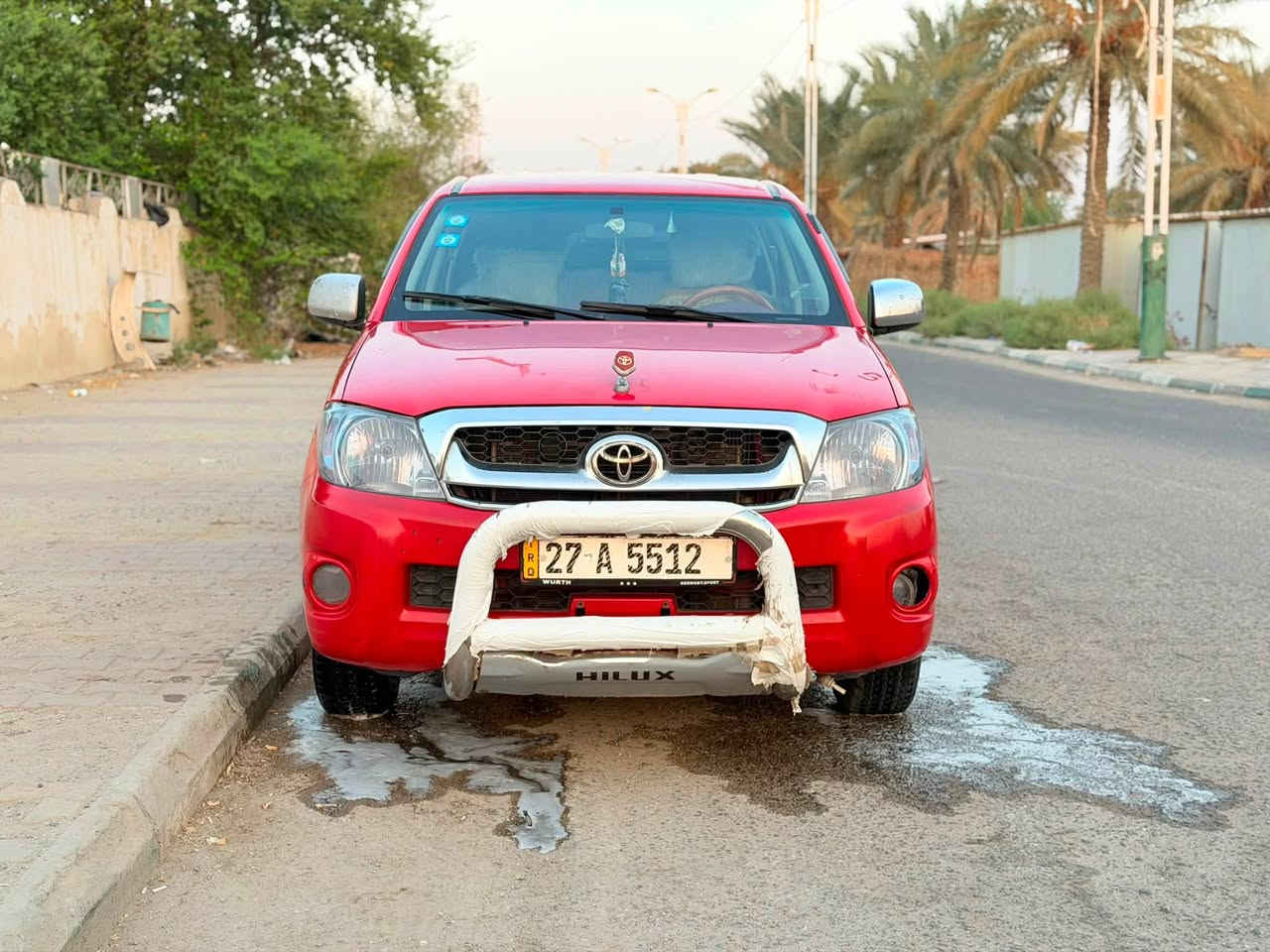 سلام عليكم للبيع بيكم هايلوكس مديل ٢٠١٠ بسمي رقم دولي تحويل مباشر كويتي ساير سياره مكفوله كفاله عامه مكينه كير حداديه تبريد ثلج ❄️ تخم تاير كله جاهز وضع شركه ستخدام شخصي سياره جديده كلش السعر ١٤٠ وبيه مجال المكان سماوه الرقم ❤️
***********
