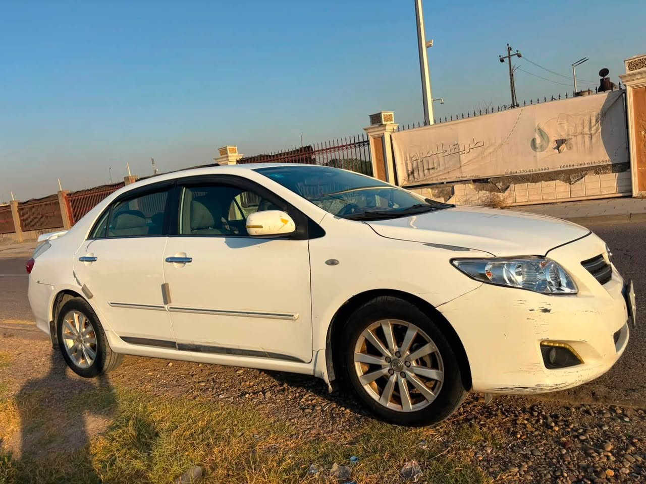 * للبيع فقط كورلا 2009 خليجي:
* كير ومحرك :جيد جداً (دهن وكالة توتاشي اليابانية).
* تبريد :جيد جداً
* الكشر : بدون صبغ ، جارد كما موضح بالصور
* العداد : 221 km
* ضربة خفيفة امامية مصلحة بارد(جاملغ ايسر) .
* ضربة خلفية خفيفة غير مصلحة( جنطة ودعامية ، وبدنة) طخيت عامود.
* ⁠ملاحظة السيارة عندي من 2016 

* السعر : 85 مجال بسيط تفاصيل واضحة بل منشور وصور

*********** 📞☎️
