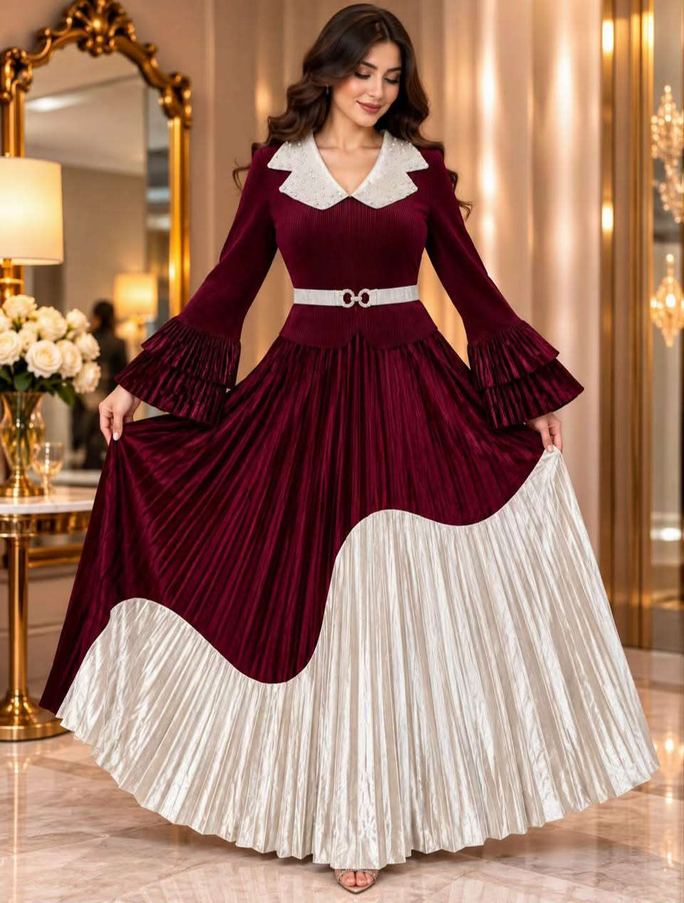 فستان كويتي • بيت وطلعة • مقاسات L-3XL