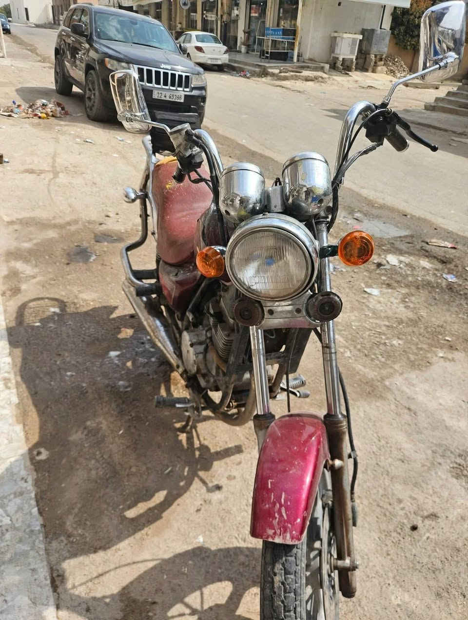 سلام عليكم شباب ماطور هارلي للبيع كامل مكمل كهربائيات كلها شغاله 2ولف ماتصرف عليه ربع محرك مجفته جديد ماطور عل كل عيب تجي وشوف بعينك سعر (٤٠٠)مكاني الاسحاقي مركز الناحيه ***********
