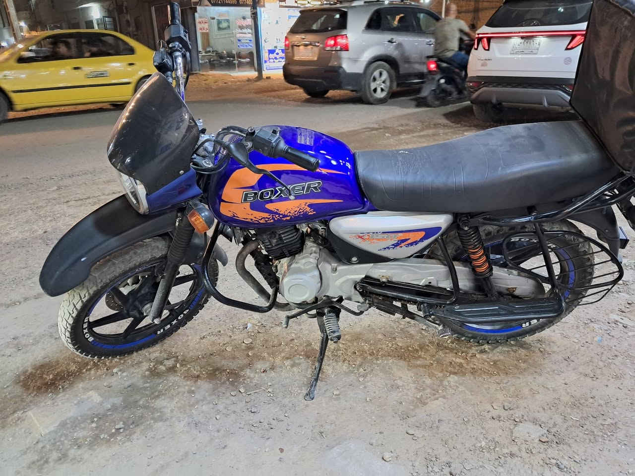 بوكسر 21
دراجه كفاله عامه
محرك كفرات دراجه حلوة وناعمه
نكره سلف مكاني كاضميه
***********
السعر 800 وبيهه مجال بسيط
