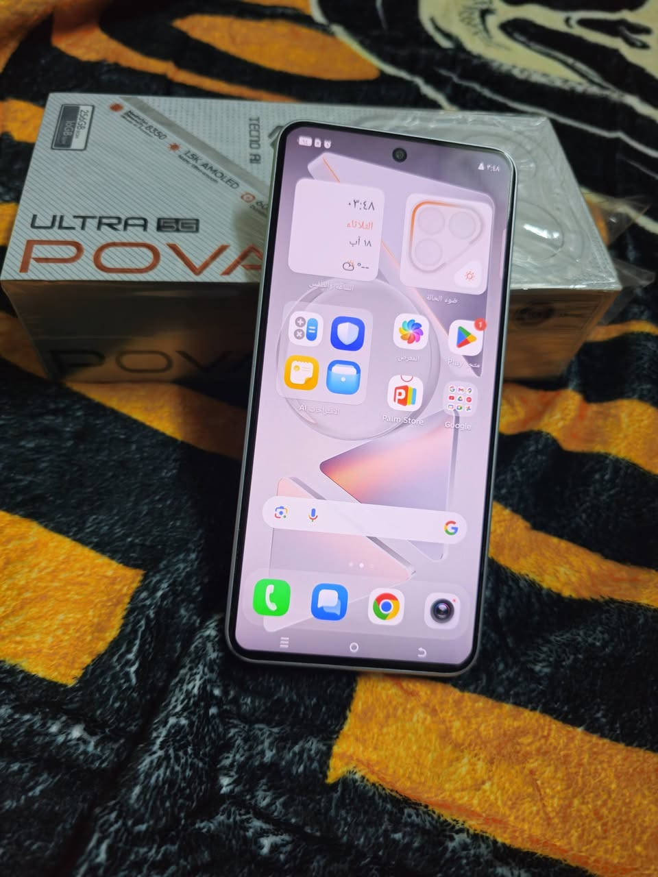 السلام عليكم
تكنو بوفا 7الترا 5G

مستخدم قليل فول مواصفات 

مكفول من كلشي وغراضة كاملة 

ذاكرة 256

120فريم

بطارية 6000ملي امبير

السعر 450وبي مجال بسيط

العنوان العطيفية قرب جامع براثا 

رقمي***********
