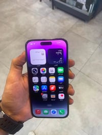 ايفون 14برو ماكس ذاكره 256بطاريه 100مبدل شاشه نوعيه اولد ممتازه 3خيارا...