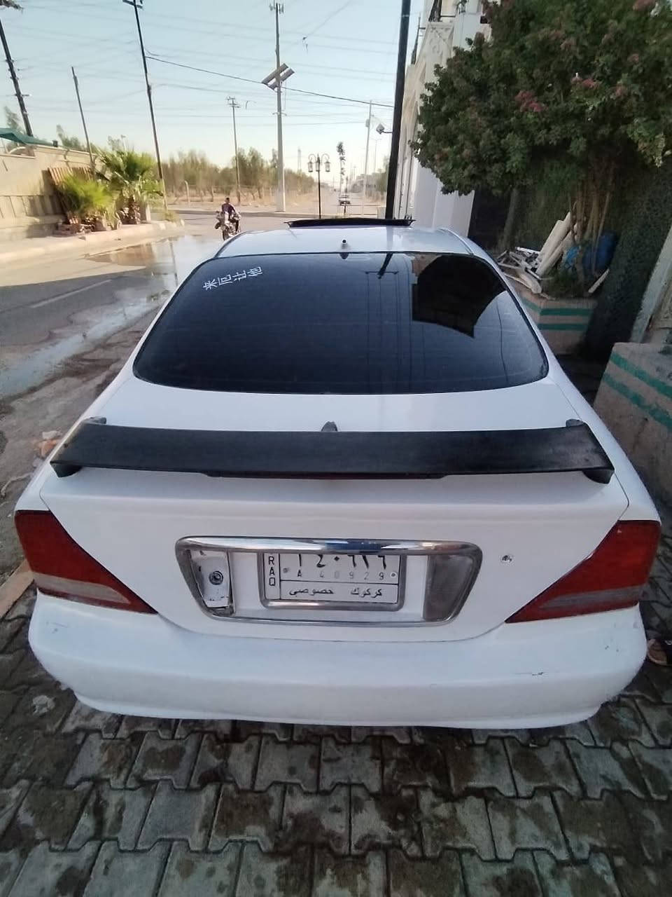 سلام عليكم دايو ماكنوس صبغ عام جماليه سياره ماناقصه شي الموديل 2002  سنويته لل2028 صدر كير محرك كلهن خير من الله السياره عضمته حلوا كهربائيات كله شغاله شاشه بيها سياره احلا من صور سعر 28 توصل اكثر بس محتاج تحويل شرط سياره كله شرط ماشالله رقم ***********
