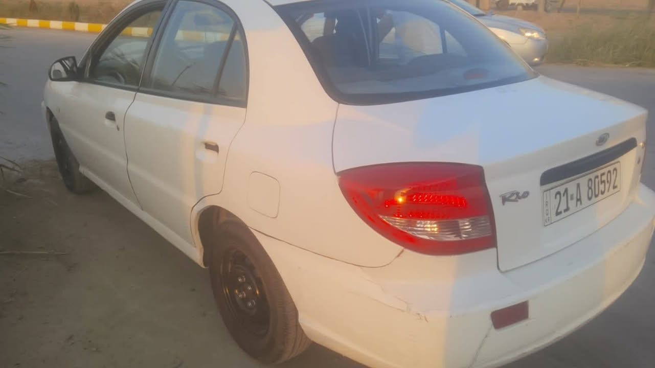 بيع مستعجل كية ريو موديل 2007.السعر 42$وبية مجال بصيط مصبوغة حزام جمالية كير عادي محرك 1600مسكر .رقم سليمانية تبريد يشتغل كهربائيات كلة تشتغل العنوان  بعقوبة التحرير ***********
