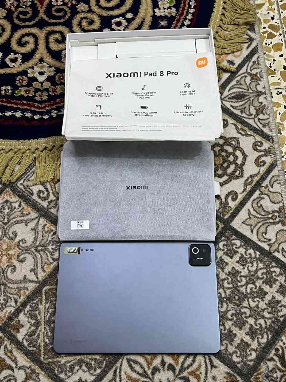 شاومي 8 برو شهر مستمعل جديد تبقي يمك تفحصة شكد متريد شخطة مابي ملحقات كاملة كيبورد مامفتوح شاحنة
سعر 800 وبي مجال 
***********
