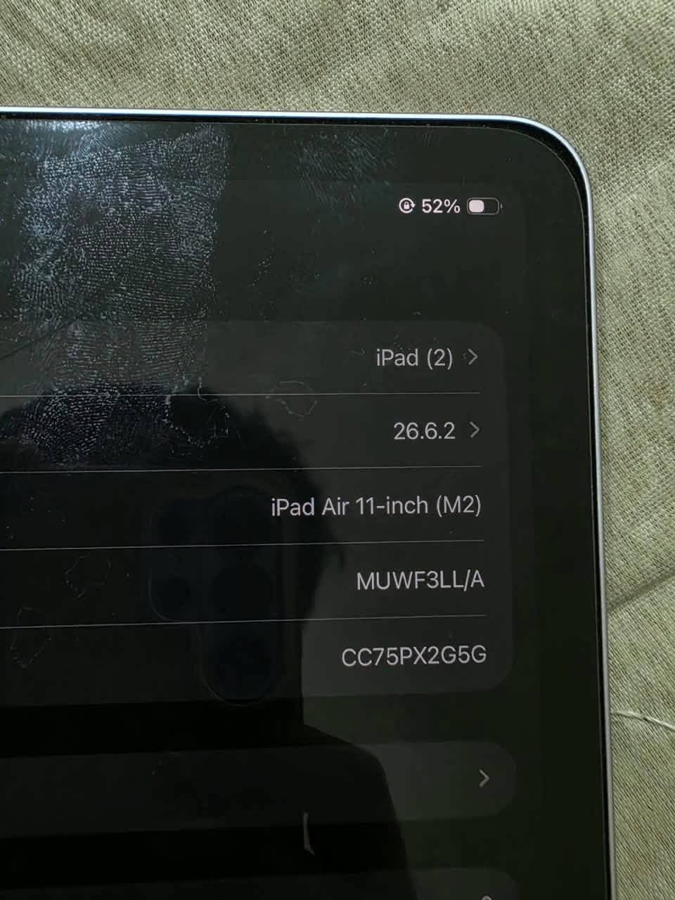 آيباد اير M2 • 11 انش • نضيف