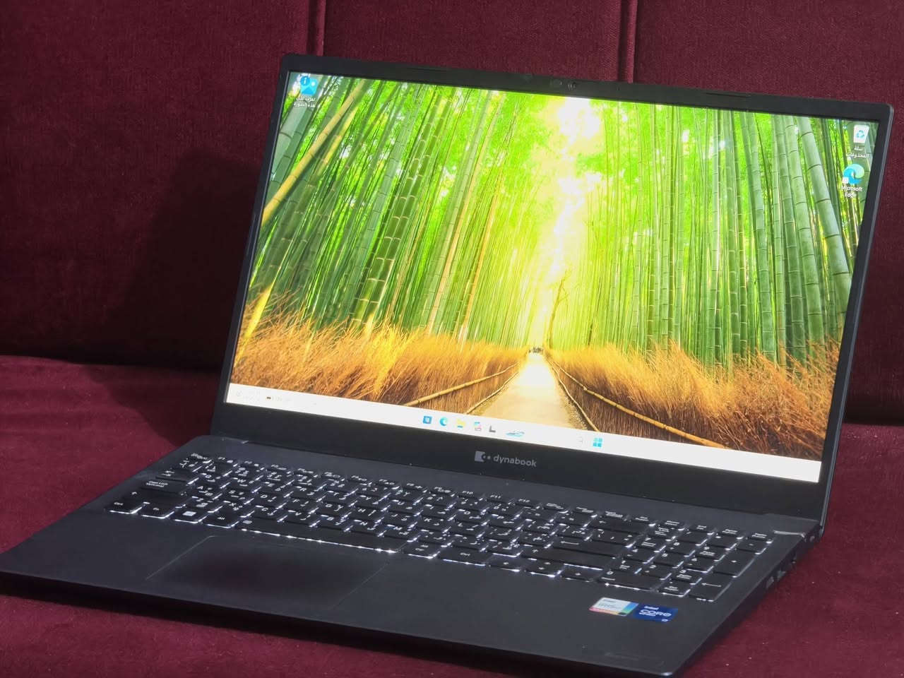 لابتوب توشيبا ياباني
المعالج i7 جيل 11

ذاكرة ram 8G

التخزين m.2 256

الكارت داخلي من نوع intel iris xe graphics

حجم شاشة 15.6 دقة Full hd و الوانها قوية

الابتوب نضافة 100% و بدون اي خلل 
السعر 400 الف

عنواني كربلاء و يتوفر توصيل 

***********
