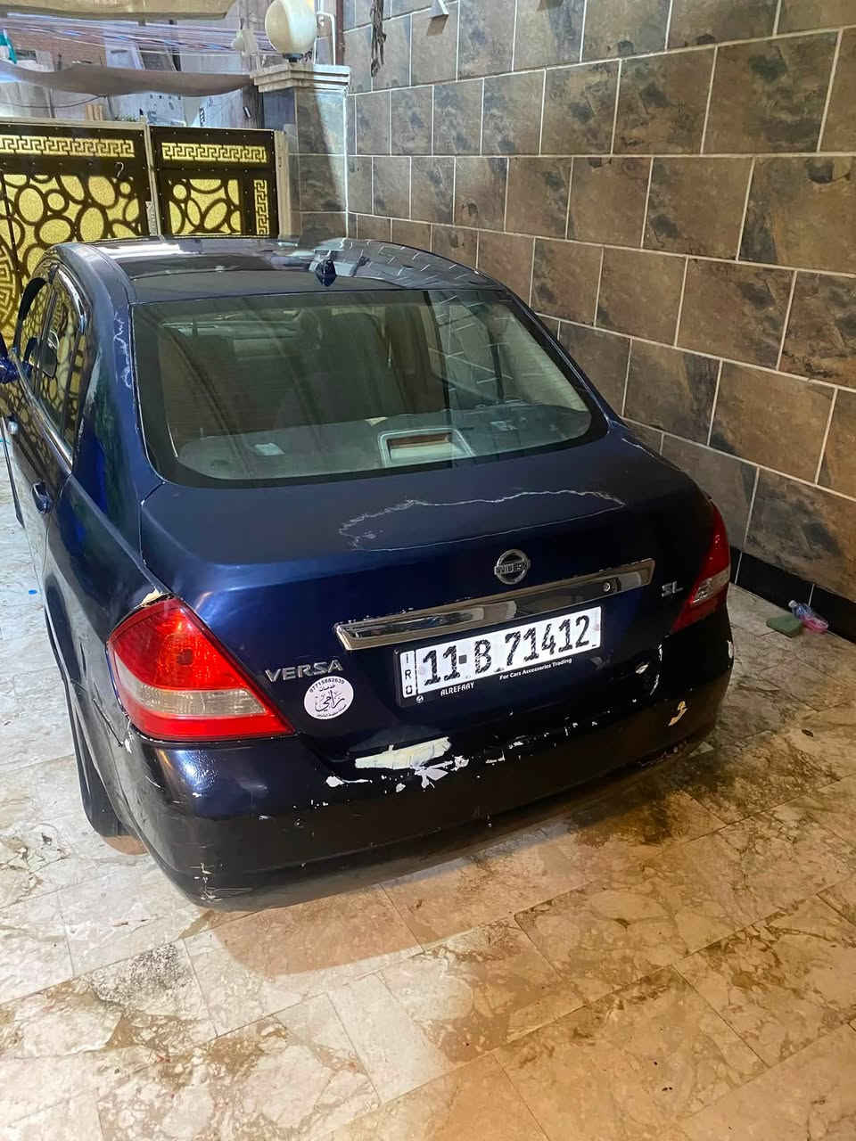 سلام عليكم من رخيصة الادمن عندي نيسان فيرسه موديل ٢٠٠٨ محرك وكير بلاد تبريد شغال حدادياتها جاهزه تخم تاير جديد باتري جديد كهربائياتها كلها شغاله سنتر لوك ريمونت رقم بغداد دولي بسمي حادث جاملغ خلفي سعر 58وبيه مجال مكاني بغداد رقمي   Leth Alkhafaji
‏***********
