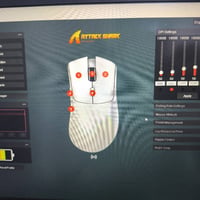 ماوس ATTACK SHARK R1 وايرلس + ماوس  باد حجم كبير  ماوس R1 وايرلس غني ع...