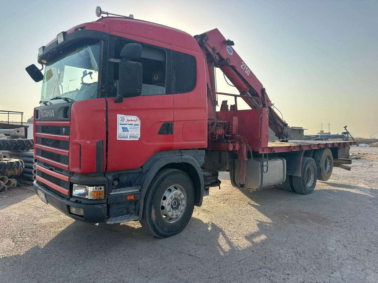 السلام عليكم كرين إسكانية موديل 2000 
جگ 10 طن 3 سلايت دهن 1 يدوي رقم السيارة البصرة تحويل ثاني يوم للاستفسار اتصال على الرقم
***********
