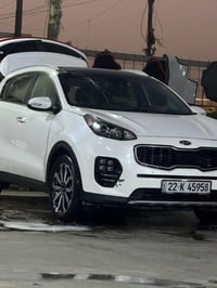 سبورتج موديل 17 سياره حادث دعاميه اماميه فقط السياره فول للاخير للاستف...