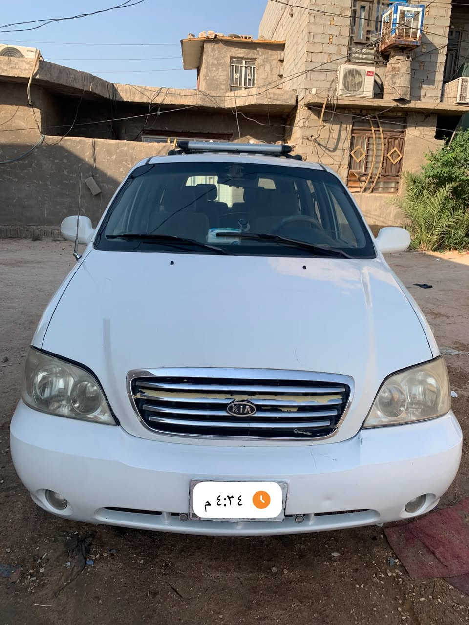 سيدونا موديل 2005 بانزين مكينه 3600 كير اوتماتيك  7 راكب رقم بغداد مشروع وطني مكان السياره كربلاء رقم الهاتف (***********) السعر (65) ورقه

نص مكتوب في الصور:
- ٤:٣٣ م
- ٤:٣٤ م