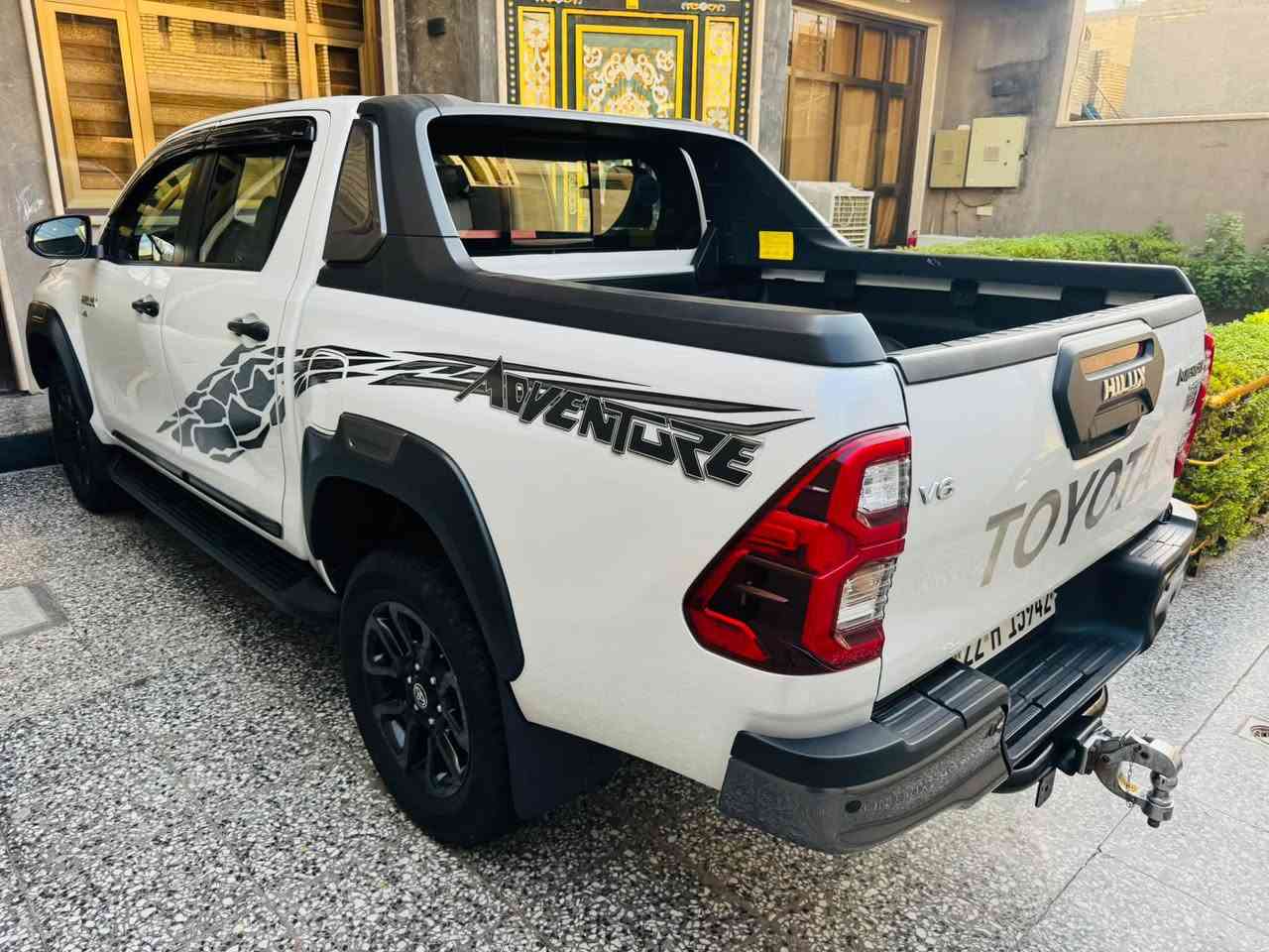 تيوتا هيلوكس ادفنجر 2023
رقم اربيل سنويه وهزه كله جديد 
كفاله عامه سياره جديده جدا بمعنى الكلمه 
فول مواصفات سياره جاهزه من كلشي 
تخم تاير / درع هوك / كشنات وأرضيات مغلفه 
٤ كامرات / شاحن / جكات / بصمه / شاشه 
ماشيه ٩٤ الف كيلو حقيقي فقط 
السعر ٣٦٥ وبيه مجال للشراي 
العنوان بغداد للاستفسار 
***********
