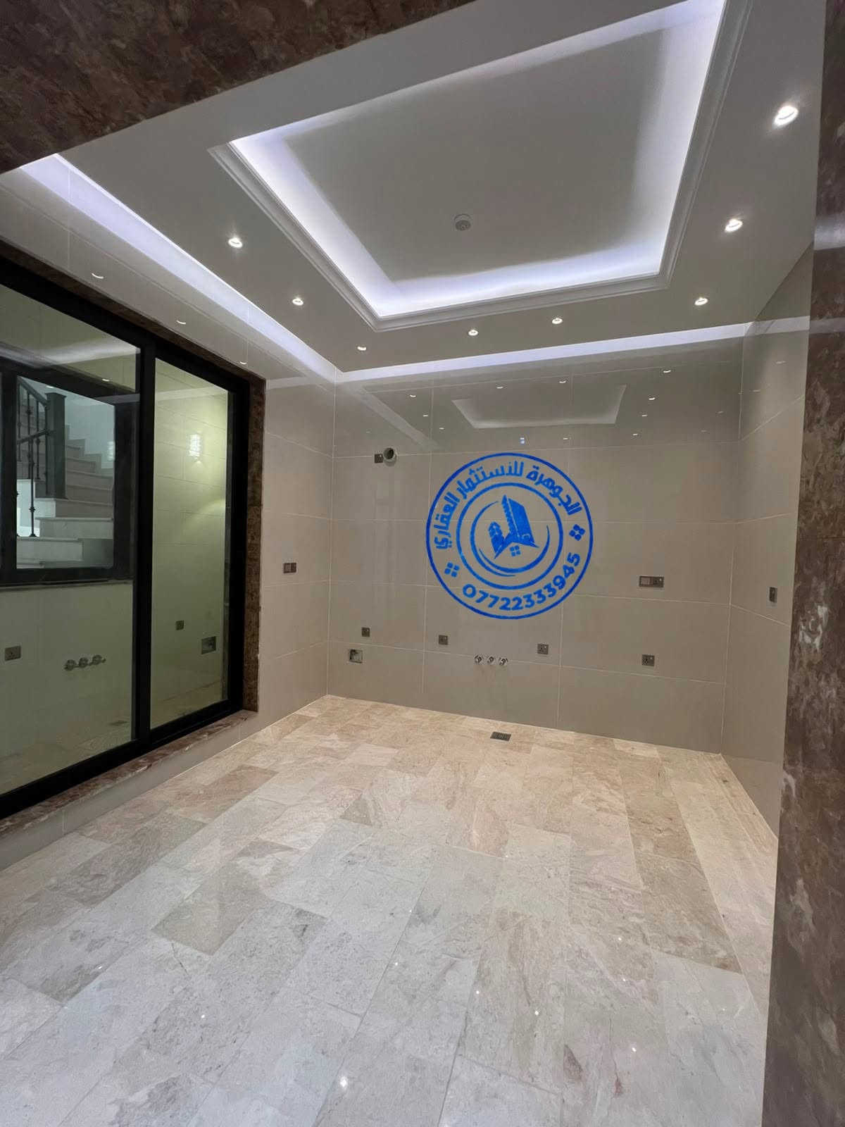 للبيع دار سكن زيرو حديث درجة اولى 🏦
المساحة 150م 📏 واجهة 5 * نزال 30
📍 زيونة محلة 710
يحتوي على 4 غرف نوم واستقبال وحولي ومطبخ وخدمات

لمزيد من الاستفسارات الاتصال على الرقم الآتي:
☎️ *********** / شركة الجوهرة 💎
او زيارة موقع الشركة الكائن في:
📍 زيونة - محلة 710 - شارع القاعة الملكية - مقابل جسر الأمانة

🔍الشركة مجازة رسمياً من غرفة تجارة بغداد - إستثمر بأمان 🔎
🫆 نعمل بالنظام الإلكتروني الجديد (منصة عقاري) 🫆
📝 نستقبل كافة طلباتكم وعروضكم وعلى مدار الساعة ⏱️
"اتصل بالجوهرة والي تريده تبشره"💎

نص مكتوب في الصور:
- الجوهرة للاستثمار العقاري ***********