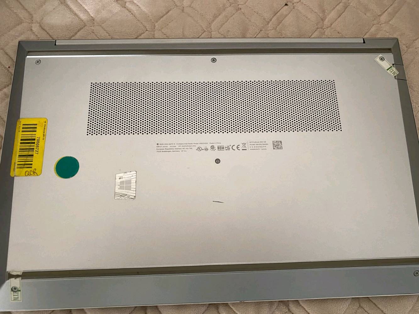 ProBook 450 G8 • i5 الجيل الحادي عشر • ٢٥٦ جيجابايت SSD