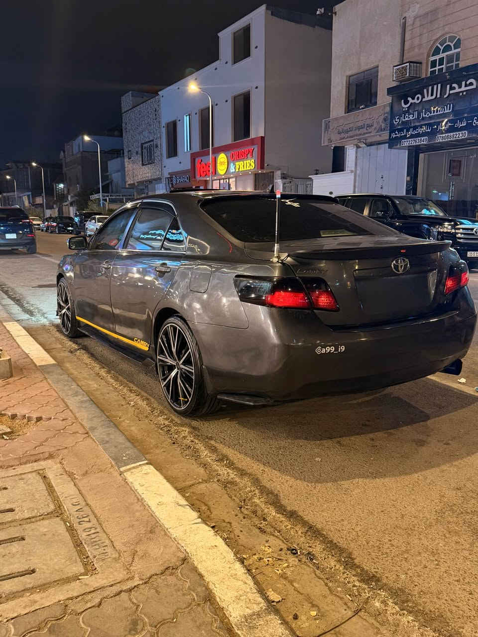 🔥 للبيع Toyota Camry LE 2009 🇺🇸

🚘 كامري LE 2009 وارد أمريكي – رقم بصرة

🔹 محرك 2.4L – 4 سلندر
🔹 قير أوتوماتيك
🔹 ماشية 220,000 كم
🔹 ويل رياضي 20 إنش 🛞
🔹 تايرات جديدة
🔹 صالون رياضي
🔹 مجموعة زنن
🔹 شاشة CarPlay
🔹 اكزوز رياضي 🔥
🔹 منظومة تبريد جديدة
🔹 مكينة جديدة
🔹 كير جديد

🎨 صبغ السيارة:
السيارة مصبوغة عام من الخارج فقط بسبب جراد اللون، والداخلية على حالها.

⚠️: حادث السيارة جاملغ السايق.

📋 الأوراق:
🇮🇶 رقم بصرة إنكليزي
✅ جاهزة للتحويل المباشر

🔧 السيارة جاهزة للفحص والمعاينة، والفحص للجادين.

📍 الموقع: البصرة
💰 السعر: [115]
📞 للتواصل: [***********] البصرة, العراق
