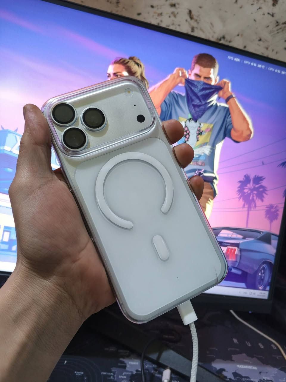 صباح الخير ...
📱 iPhone 16 Pro Max 256GB – ZA دبل SIM
🔋 البطارية: 98%
🔄 دورات الشحن: 280 دورة
🎨 اللون: صحراوي مميز
🛡️ مغلف حماية 17 للحفاظ على الجهاز والجمالية
✨ الحالة: نظيف جداً، أخو الجديد، بدون شخط أو خدوش.
✅ كامل الملحقات وتر بروف
✅ مكفول من الصيانة والفتح والشخط
✅ افحص الجهاز بأي مكان يعجبك
🍎 فقط قطعة أصلية من Apple بسبب التحديث مو أستبدال
🔄 للبيع أو المراوس بـ S26 Ultra
📲 للتواصل واتساب:
***********

نص مكتوب في الصور:
- 07:04 4G حالة البطارية حالـة البطارية عادية تعمل بطارية iPhone هذه على النحو المتوقع. حول البطارية والضمان... الحد الأقصى للقدرة 98% هذا قياس لقدرة البطارية مقارنة بقدرتها عندما كانت جديدة. قد تتسبب القدرة المنخفضة بتقليل ساعات الاستخدام بين عملية الشحن والأخرى. عدد الدورات 282 هذا هو عدد مرات استهلاك iPhone لقدرة البطارية. معرفة المزيد... تاريخ التصنيع تشرين الثاني 2024 أول استخدام آذار 2025