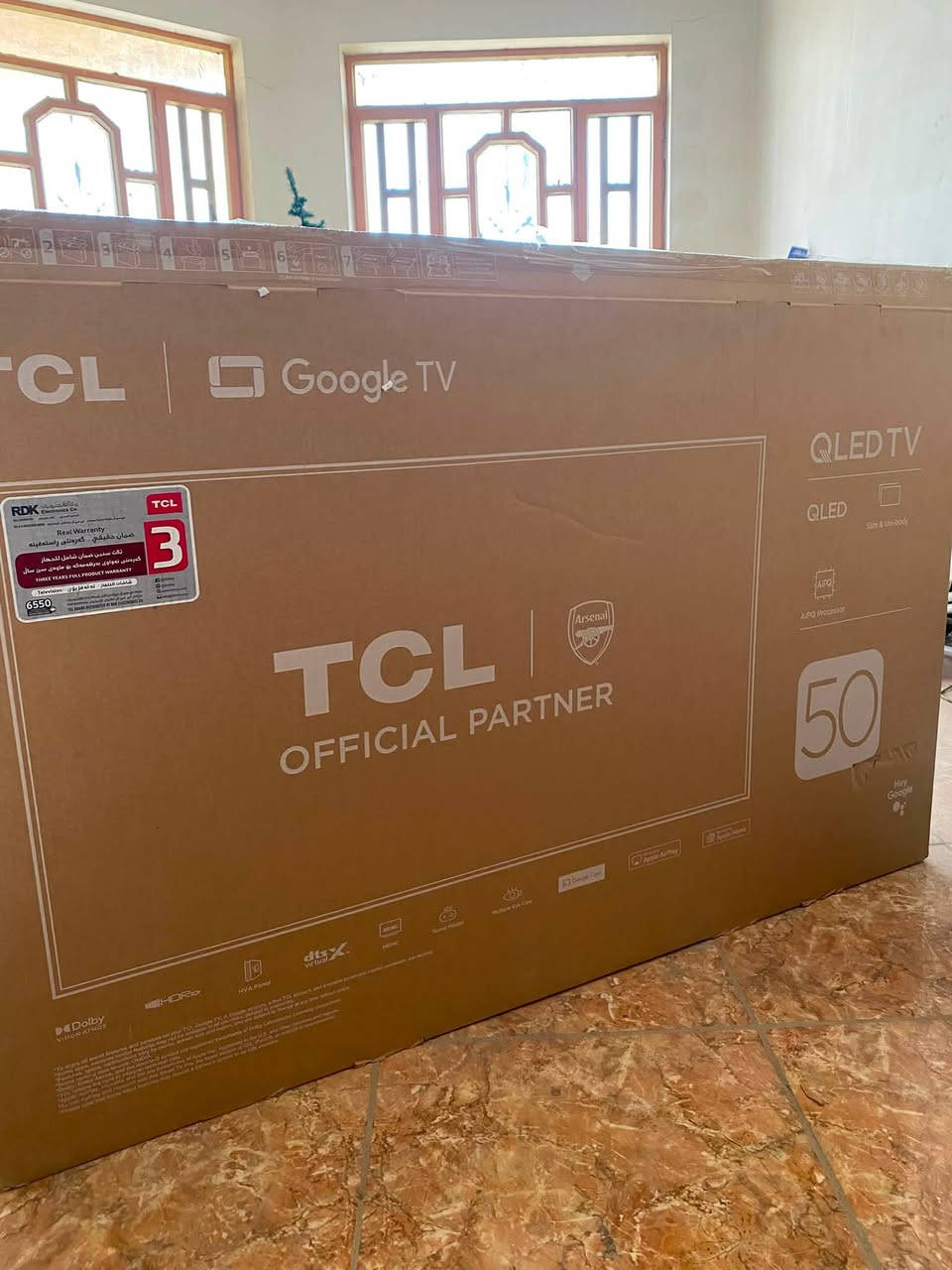 السلام عليكم عندي شاشة tcl t6c كيولد 4k اخذتها قبل 14يوم ب500 الف وحاليا عارضها ب450مكفولة من كلشي وحتى وصل الشراء ووصل الضمان موجود ومتبقي من ضمانها 3سنوات 
رقم الهاتف ***********واتساب
