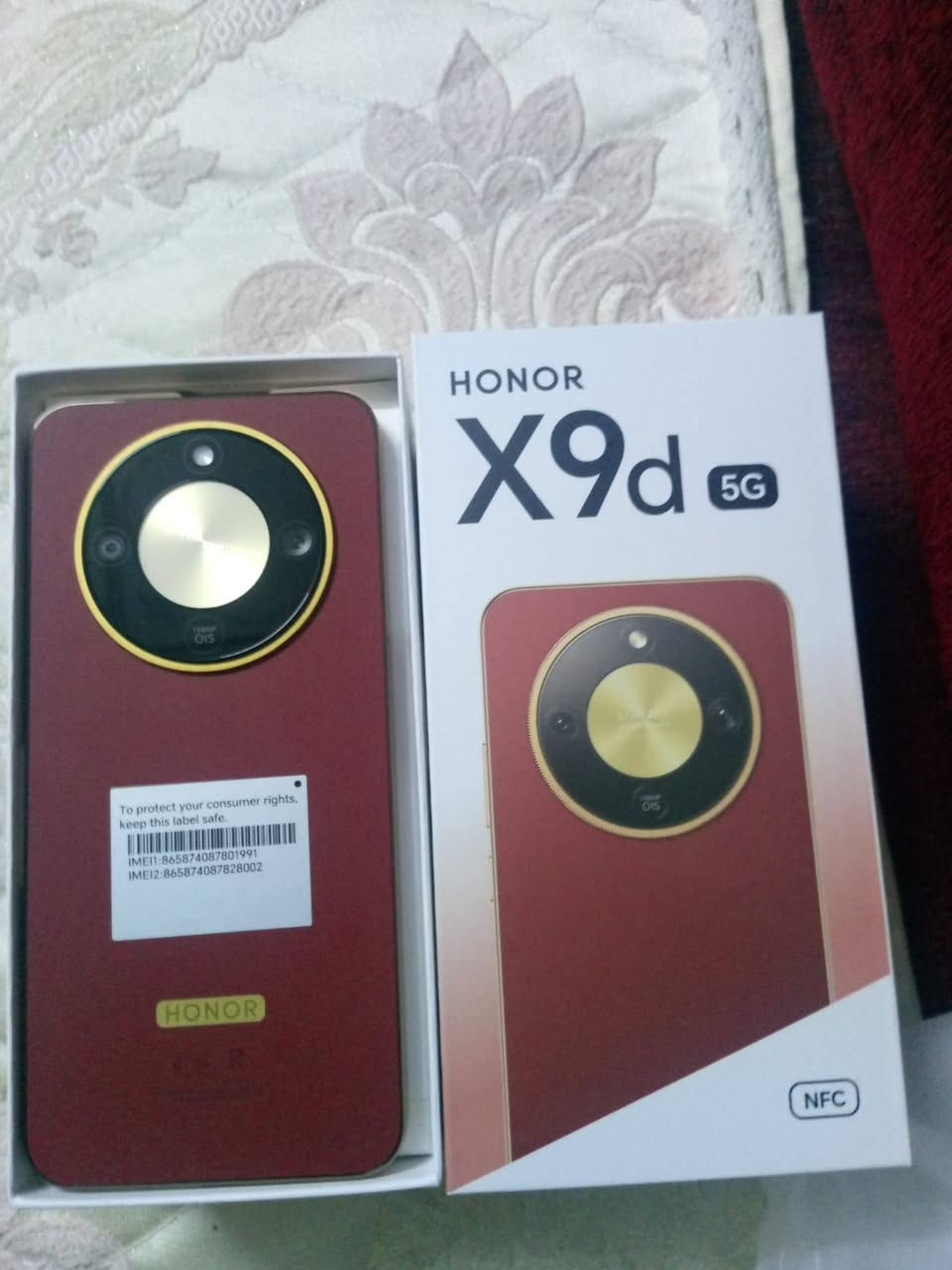 للبيع هونر x9d
استخدام أقل الأسبوع جديد 
كامل مواصفات معالج مركزي 6,4 ذاكرة 256 رام 8+8 
بطارية رهيبة 8300  انسه شي اسمة شحن
ب425 ألف قفل مكاني بغداد الحسينية الراشدية 
*********** واتساب
