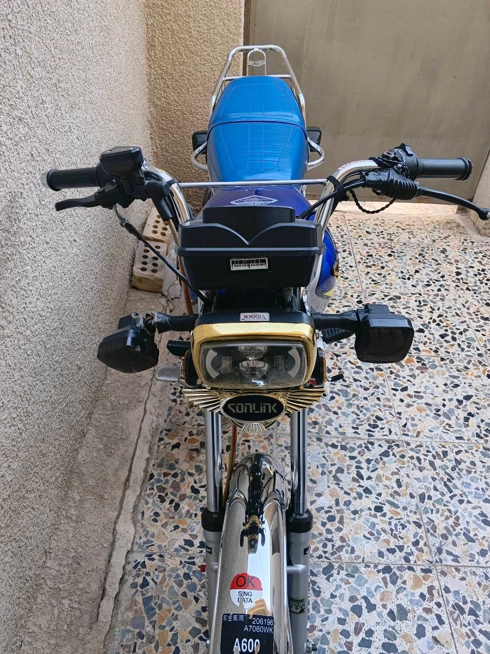 سلام عليكم عندي درجه للبيع سونلينك موديل 24 كفاله عامه محرك مافتوح عليه سبانه جيب فيتر وفحص درجه كهربائية كله شغاله بس الاشاير يرادلهن تبديل والدشبول مو كلة يشتغل كل نقص ماكو مكاني بغداد حي التراث قرب تقاطع الربيعي 📍اورق مال شركة رقمي الاستفسار ***********  سعره 800 وبيها مجال قليل