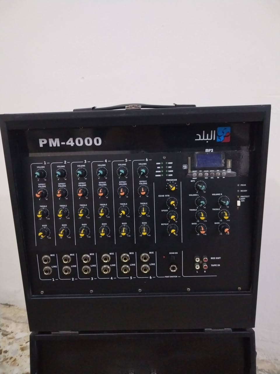 إعلان بيع 🎙️
            الســــــلام عليـكم 

للبيع جهاز صدى البلد PM-4000
🎛️ 6 قنوات + MP3
✅ الجهاز يعمل بشكل طبيعي
⚠️ الملاحظة الوحيدة: الصدى (Echo) متوقف
📦 الحالة الخارجية مبينة بالصور

💰 السعر: 450,000 دينار قابل للتفاوض للجادين.

📩 للتواصل والاستفسار مراسلة خاص.
او الرقم الاتي: ***********

