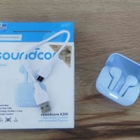 سماعة: soundcore k20i للبيع مستعملة شهر تقريبًا. تشتغل بشكل طبيعي وبدو...