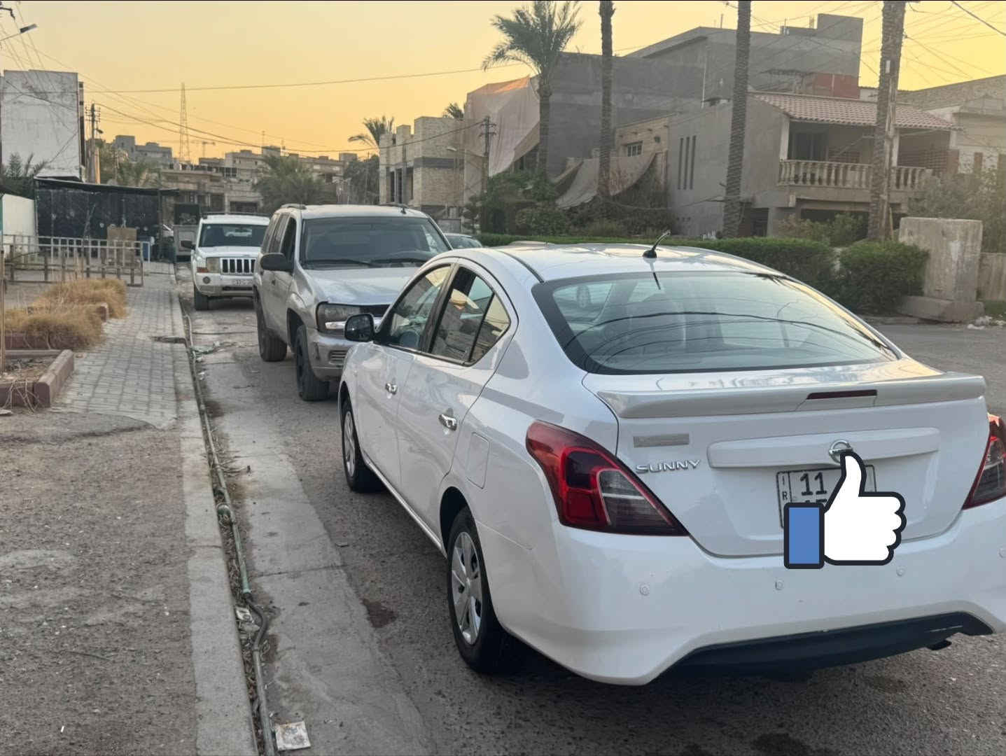 السلام عليكم 
نيسان سني هندي بليتة الزركة موديل ٢٠١٨
مكفولة بدون صبغ 
سيارة جديدة كلش ماشية ١٤٥ 
تبريد ثلج
كير مكينة مكفولات
صدر كامل جديد
تخم تاير 
دوشمة ارضية جلد
كبات بلادية
رقم انكليزي
سيارة جديدة ما بيها نواقص ابد 
عارضها ب ٩٤$ بيها مجال بسيط حك الجية
مكاني / الامن العامة قرب افران الزيتون
هـ / ***********
