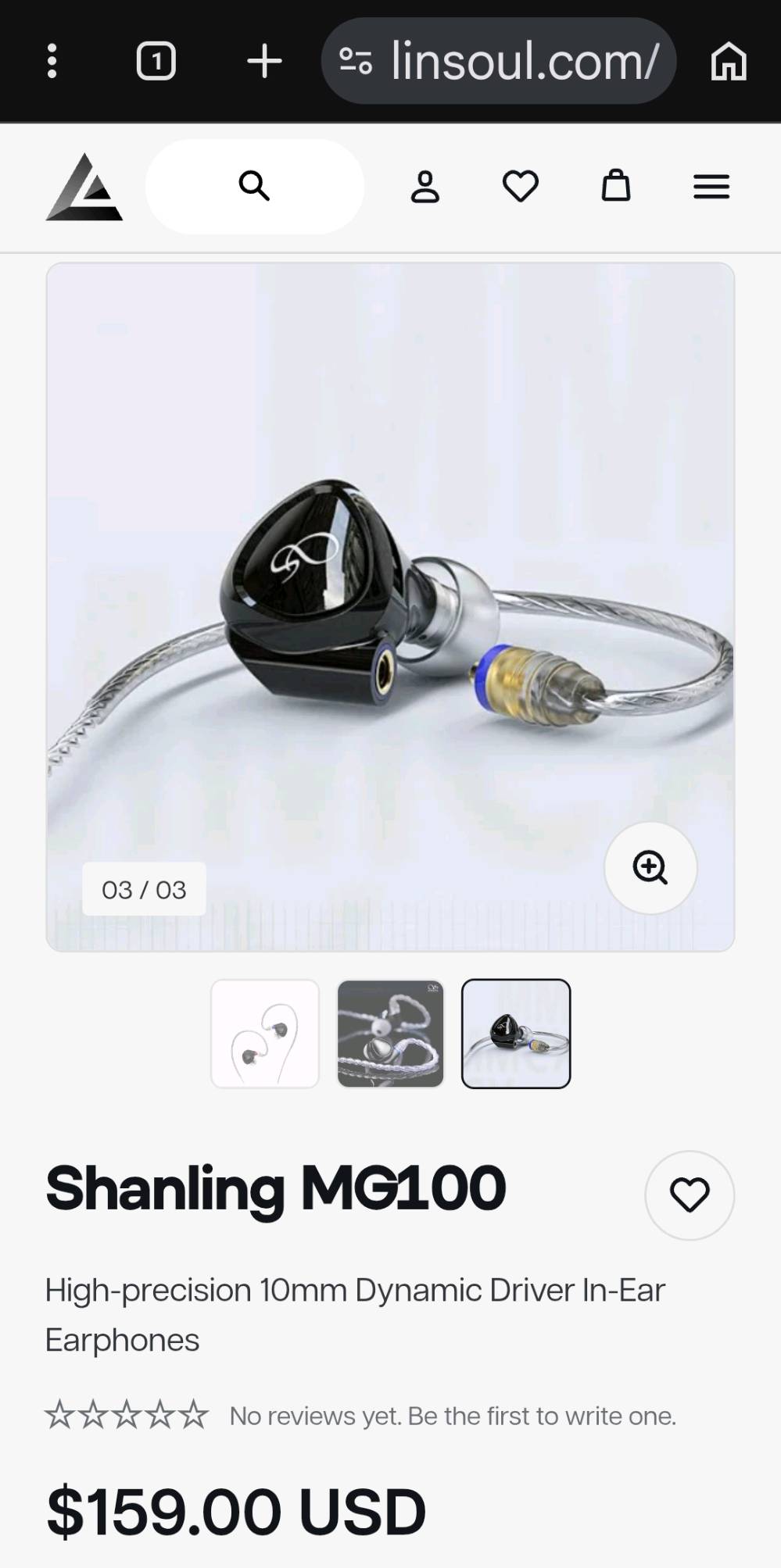 شانلينغ MG100 • ١٠ مم • MMCX